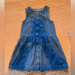 NWOT Hanna Andersson Chambray Dress - Size 6-7